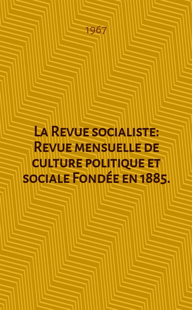 La Revue socialiste : Revue mensuelle de culture politique et sociale Fondée en 1885. (Quatre conférences sur l'égalité en France)
