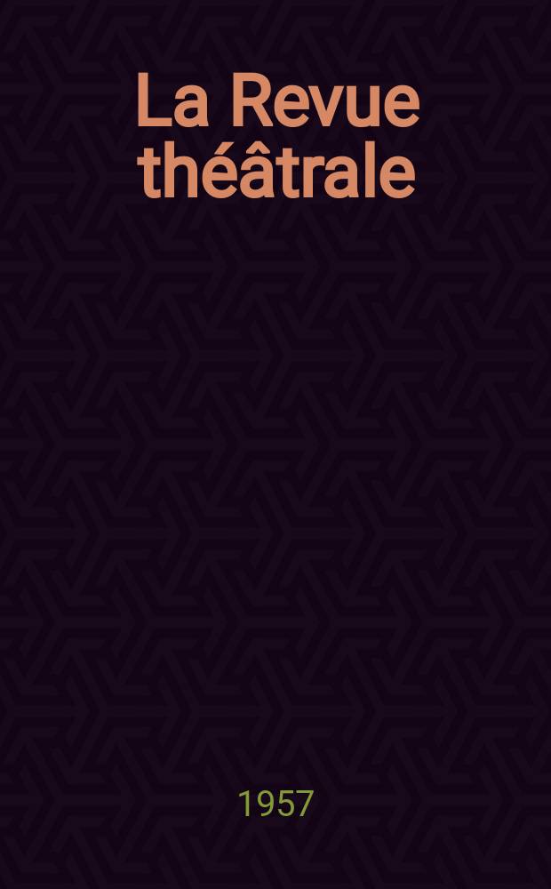 La Revue théâtrale