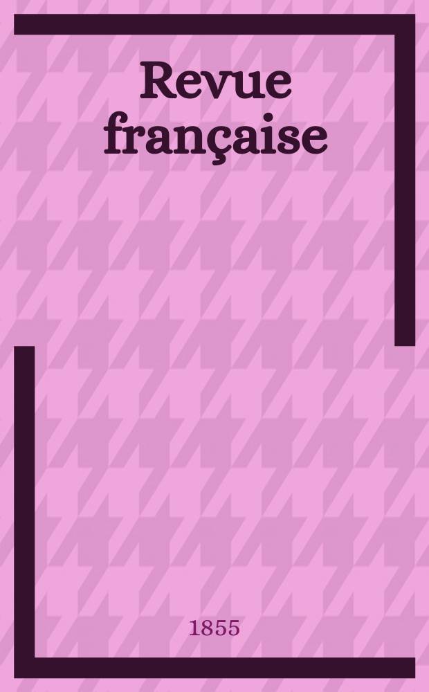 Revue fran&ccedil;aise