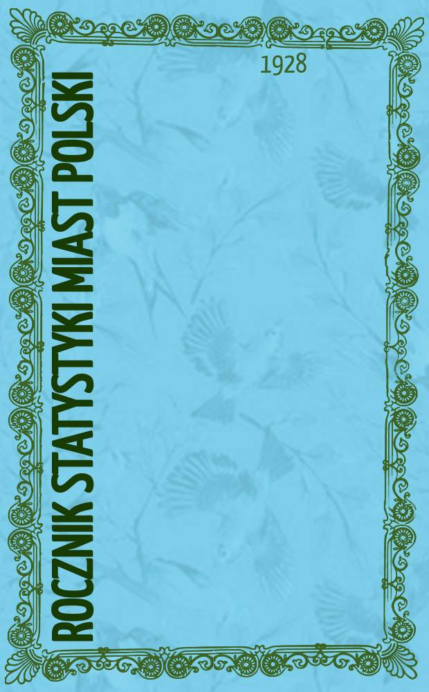 Rocznik statystyki miast Polski