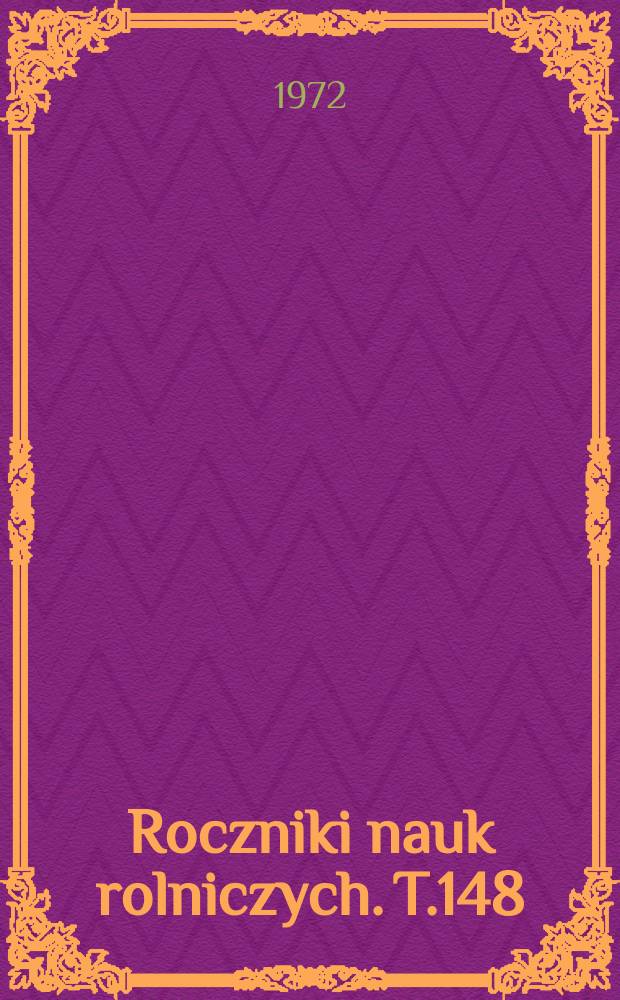 Roczniki nauk rolniczych. T.148 : Rędziny Wizyjny lubelskiej