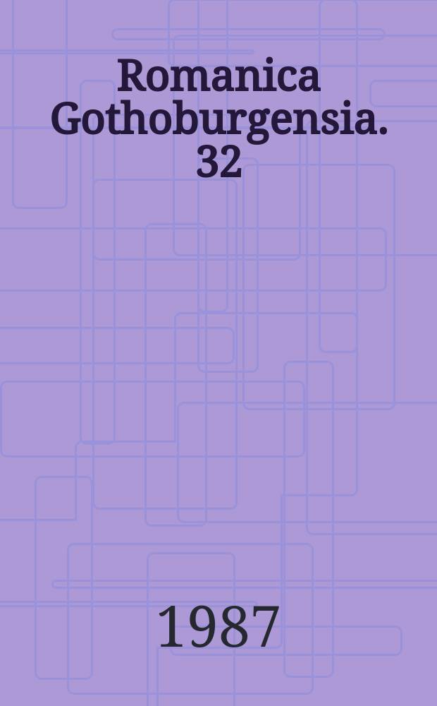 Romanica Gothoburgensia. 32 : Correspondance littéraire secrète ,1er janvier - 22 juin 1776