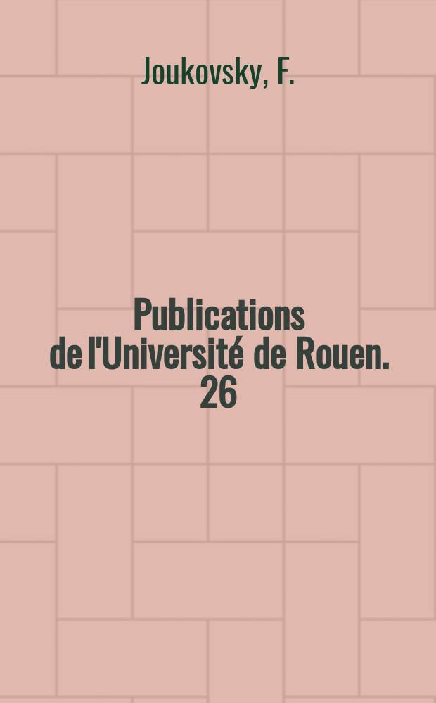 Publications de l'Université de Rouen. 26 : Paysages de la Renaissance
