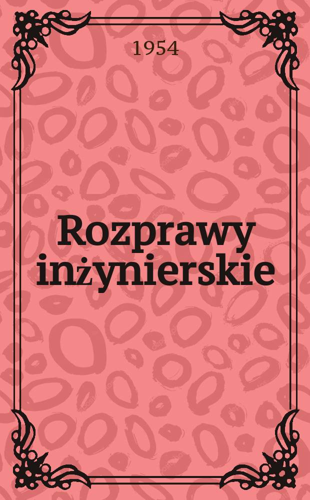 Rozprawy inżynierskie