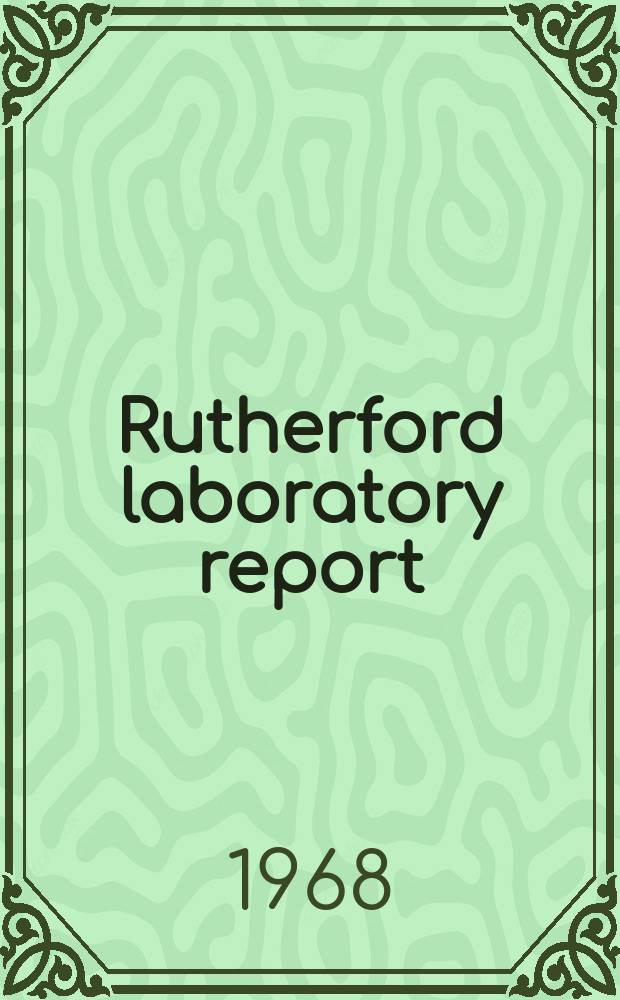 Rutherford laboratory report : Control of the RF in a proton synchrotron with beam loading