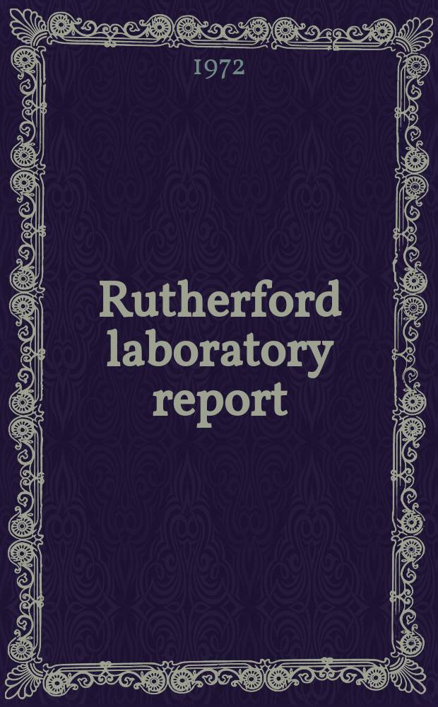 Rutherford laboratory report : K-meson physics below 5 GeV/C