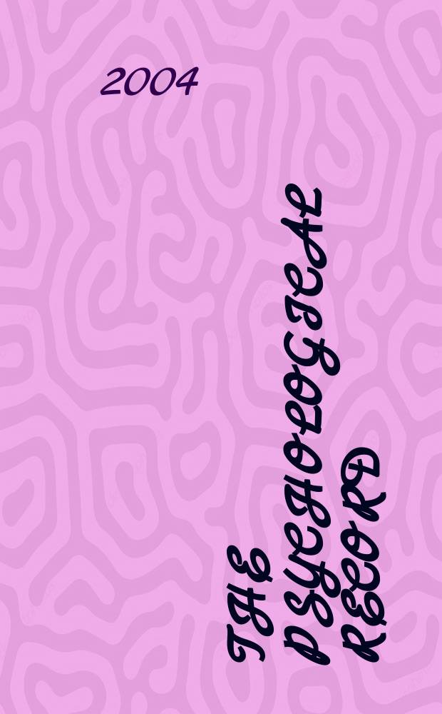 The Psychological record : A quarterly journal in theoretical and experimental psychology. Vol.54, №4