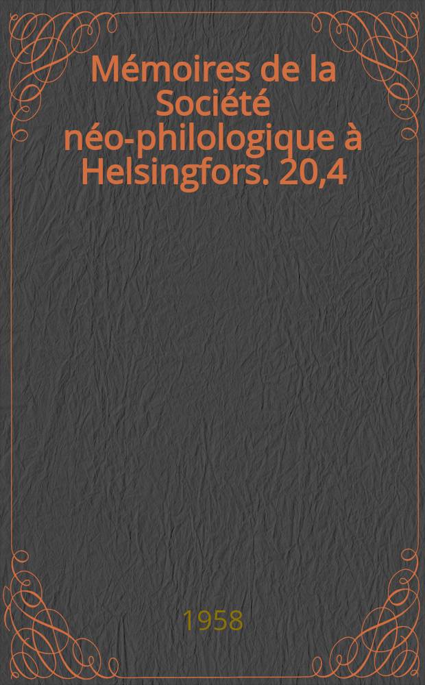 Mémoires de la Société néo-philologique à Helsingfors. 20,4 : Deutsche Quittungen in den Rechenschaftsberichten der Vögte Finnlands im 16. Jahrhundert