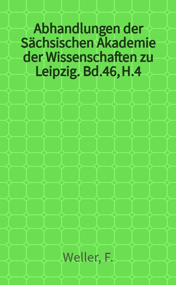 Abhandlungen der Sächsischen Akademie der Wissenschaften zu Leipzig. Bd.46, H.4 : Zwei Zentralasiatische Fragmente des Buddhacarita