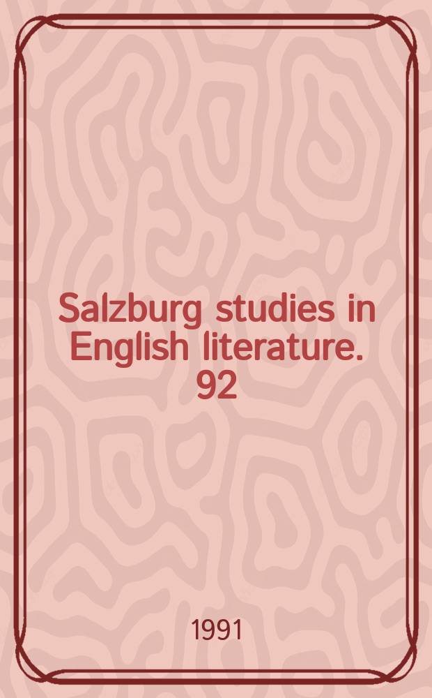 Salzburg studies in English literature. 92:18[₁] : Richard Whytford