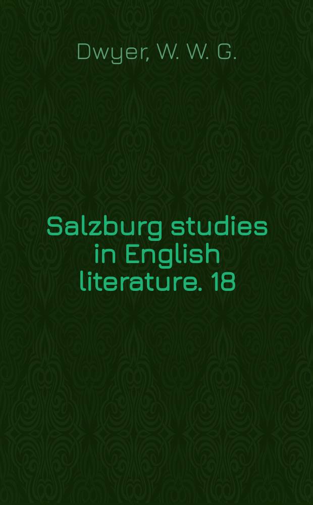 Salzburg studies in English literature. 18 : A study of John Webster's use of Renaissance...