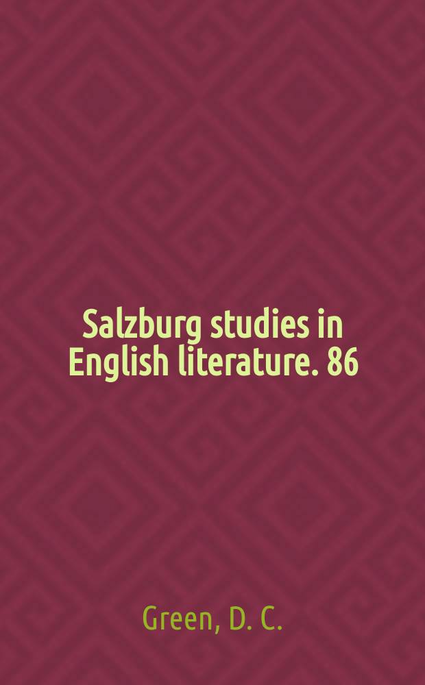 Salzburg studies in English literature. 86 : Julius Caesar and its source