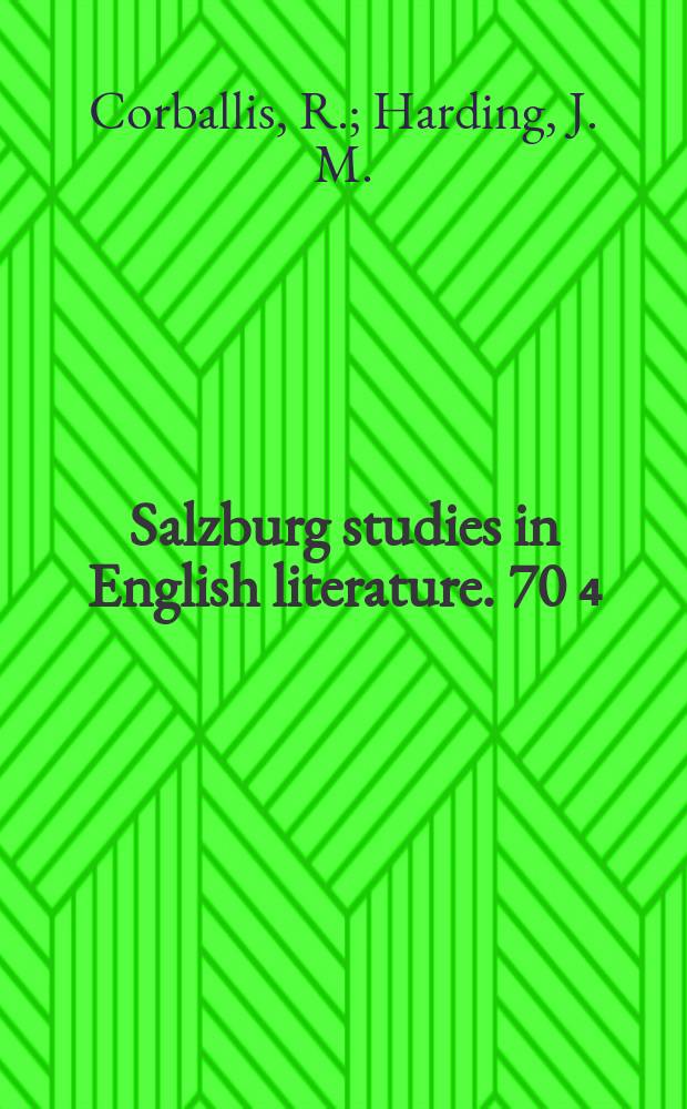 Salzburg studies in English literature. 70[₄] : A concordance to the works of John...