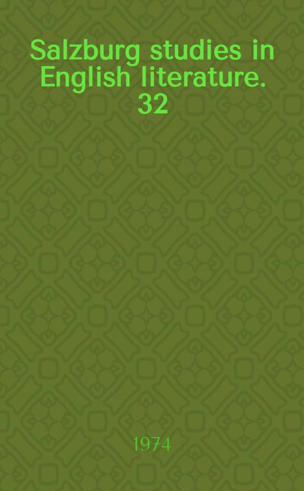 Salzburg studies in English literature. 32 : English literary terms in poetological texts of the Sixteenth century