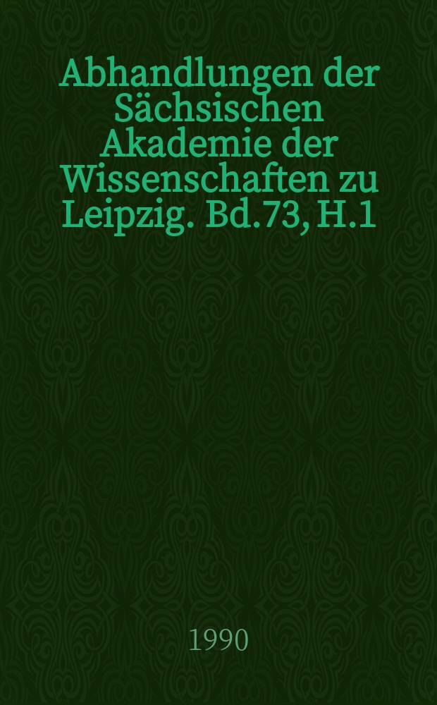 Abhandlungen der Sächsischen Akademie der Wissenschaften zu Leipzig. Bd.73, H.1 : Sprache in der sozialen und kulturellen Entwicklung