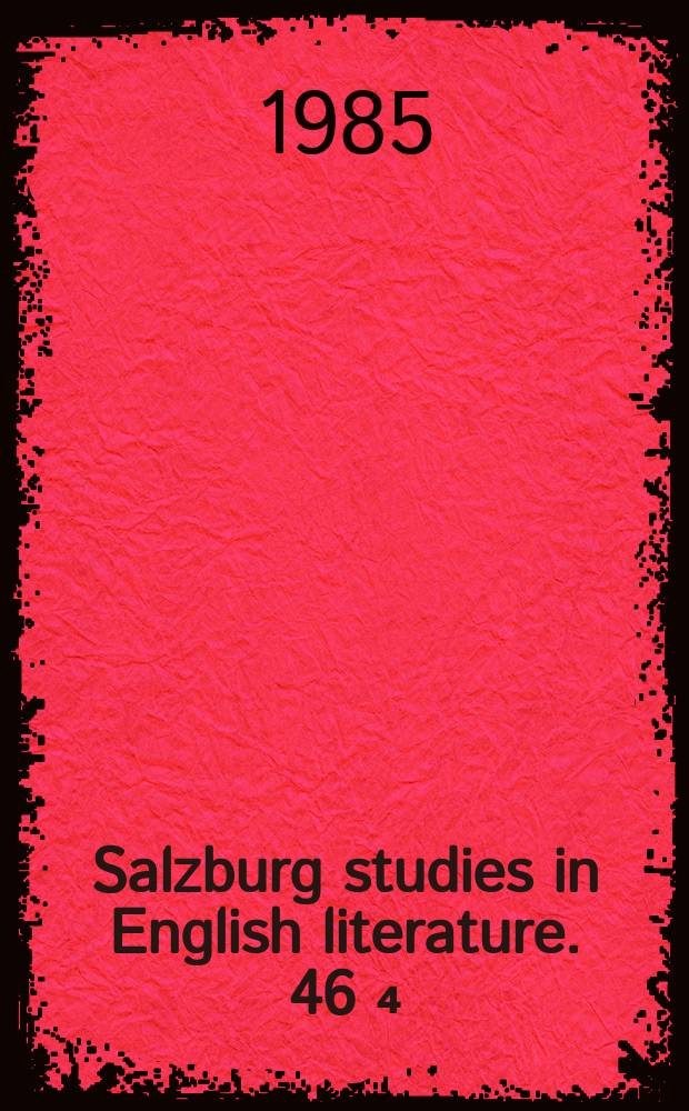 Salzburg studies in English literature. 46[₄] : Some George Eliot notebooks