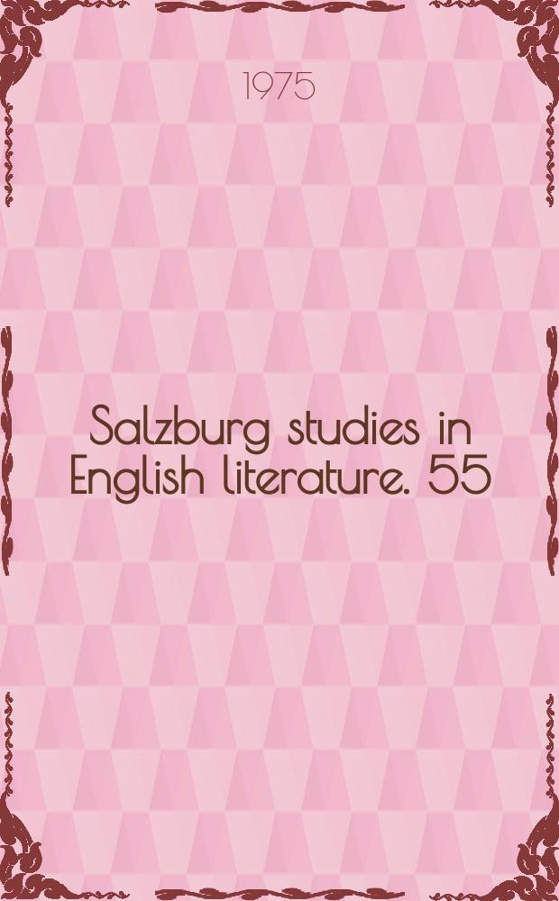 Salzburg studies in English literature. 55 : Byron's narrative poems of 1813