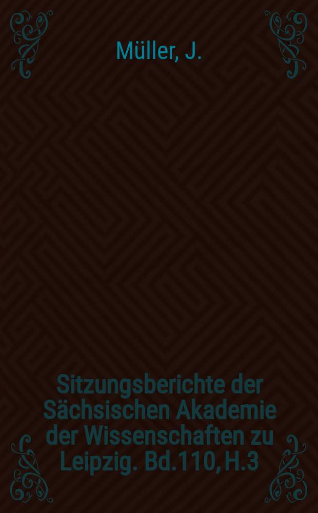 Sitzungsberichte der Sächsischen Akademie der Wissenschaften zu Leipzig. Bd.110, H.3 : Prolog und Epilog zu Goethes Faustdichtung
