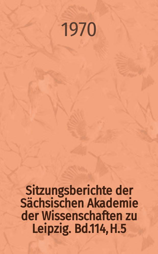 Sitzungsberichte der Sächsischen Akademie der Wissenschaften zu Leipzig. Bd.114, H.5 : Untersuchungen zur Autorschaft von Dissertationen im Zeitalter der Aufklärung
