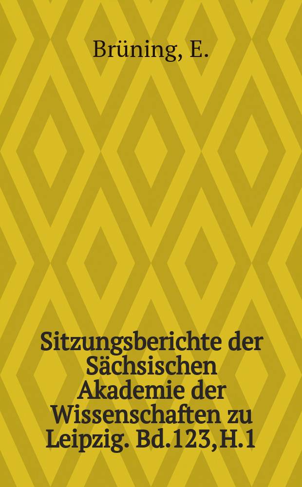 Sitzungsberichte der Sächsischen Akademie der Wissenschaften zu Leipzig. Bd.123, H.1 : Sinclair Lewis und die endgütige...