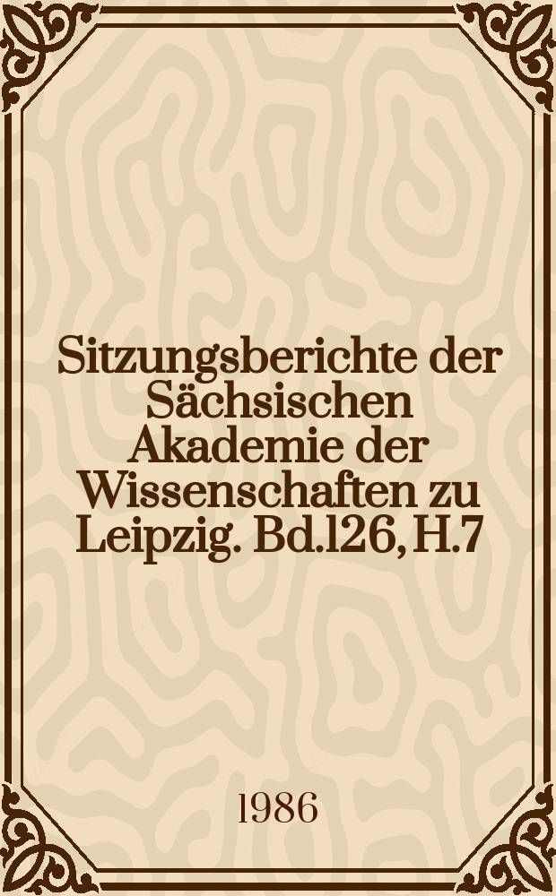 Sitzungsberichte der Sächsischen Akademie der Wissenschaften zu Leipzig. Bd.126, H.7 : Wortschatz und Übersetzungsleistung in den...
