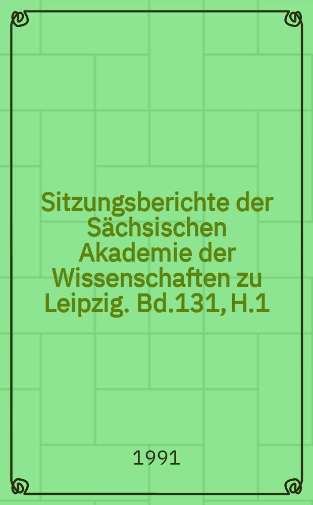 Sitzungsberichte der Sächsischen Akademie der Wissenschaften zu Leipzig. Bd.131, H.1 : August Leskiens Vorlesungen zur vergleichenden...