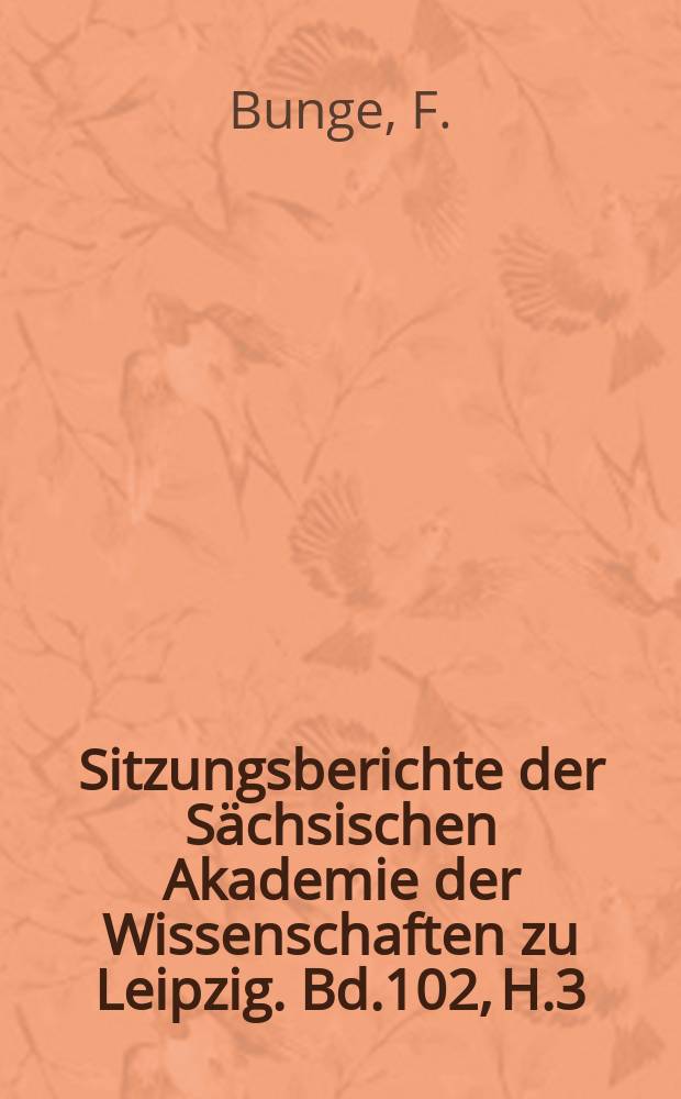 Sitzungsberichte der Sächsischen Akademie der Wissenschaften zu Leipzig. Bd.102, H.3 : Über die Polymerisation ungesättigter organischer Verbindungen