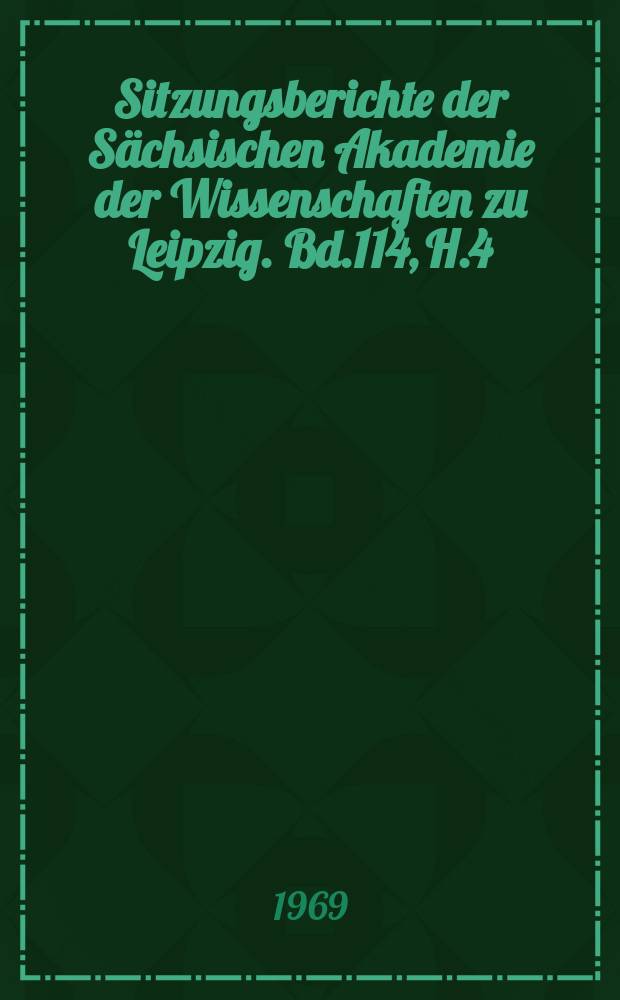 Sitzungsberichte der S&auml;chsischen Akademie der Wissenschaften zu Leipzig. Bd.114, H.4 : Literarische Analogien in Heinrich von Kleists Novelle "Der Zweikampf"