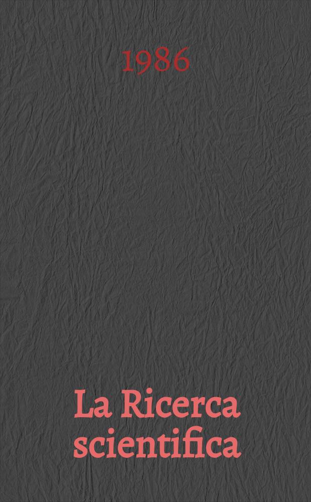La Ricerca scientifica : Application of shell theory to structural problem using the finite ...