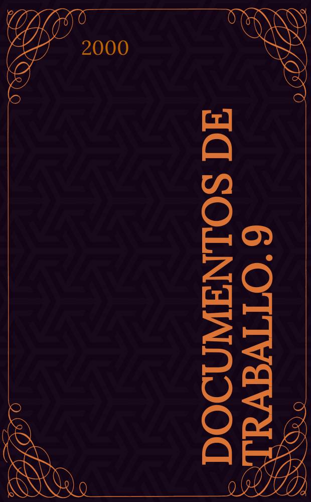 Documentos de traballo. 9 : El Fraccionamiento del periodo impositivo en el IRPF espa&ntilde;ol y la decisi&oacute;n temporal de casarse