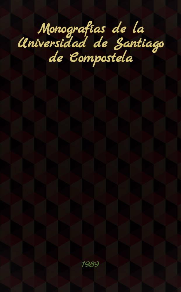 Monografías de la Universidad de Santiago de Compostela : Agricultura e escola