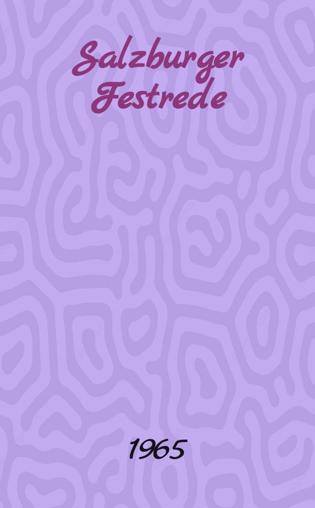 Salzburger Festrede