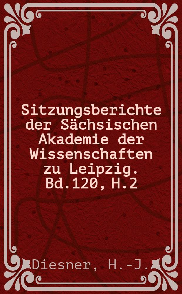Sitzungsberichte der Sächsischen Akademie der Wissenschaften zu Leipzig. Bd.120, H.2 : Westgotische und langobardische Gefolgschaften