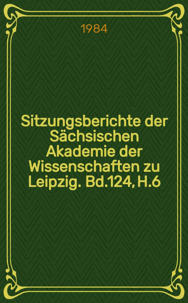 Sitzungsberichte der Sächsischen Akademie der Wissenschaften zu Leipzig. Bd.124, H.6 : Karl Lamperechts Wirken an der Universität Leipzig