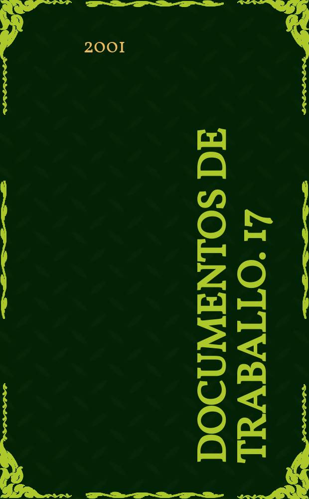 Documentos de traballo. 17 : Innovación e comercio