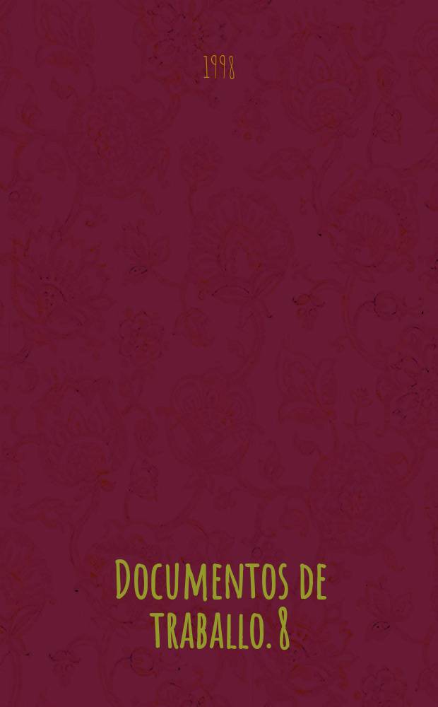 Documentos de traballo. 8 : Los estudios electorales en Galicia