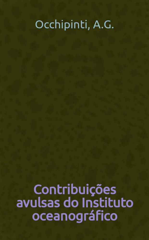 Contribuições avulsas do Instituto oceanográfico : Oceanografia fisica. №4 : On the composition of the solar radiation energy