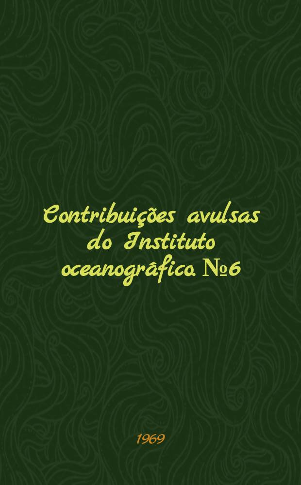 Contribuições avulsas do Instituto oceanográfico. №6 : Seasonal variation of the chemical composition of sardine