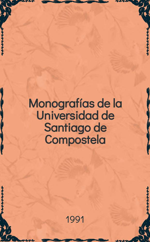 Monografías de la Universidad de Santiago de Compostela : Mircea Eliada
