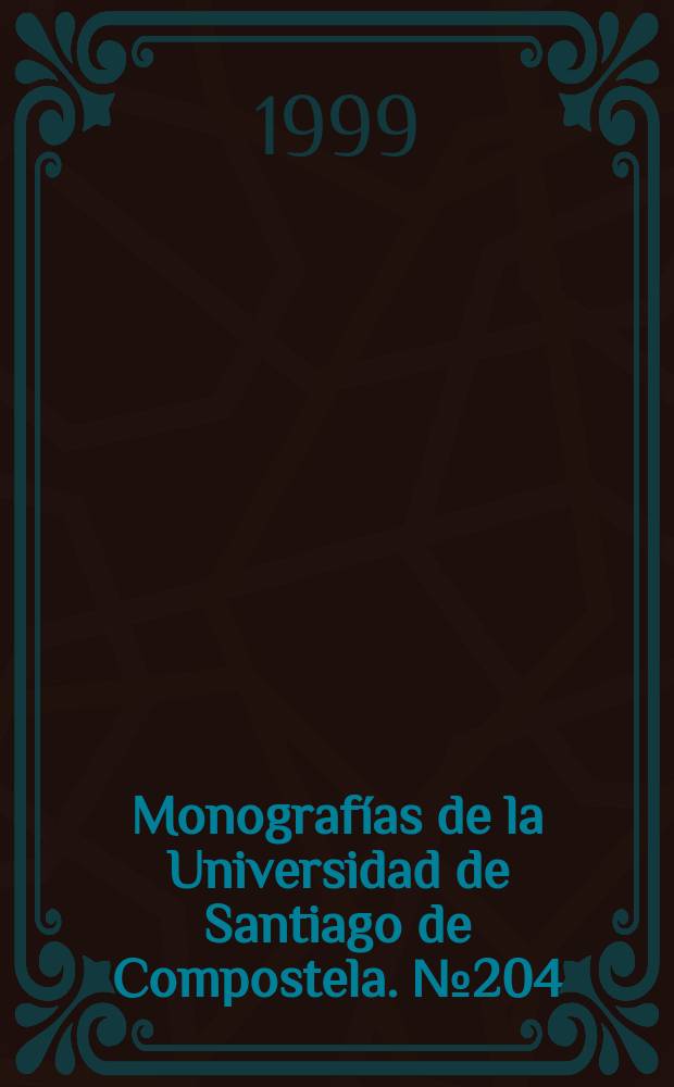 Monografías de la Universidad de Santiago de Compostela. №204 : Introducción a la narrativa breve...