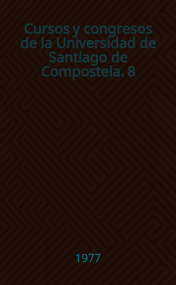 Cursos y congresos de la Universidad de Santiago de Compostela. 8 : El sistema de recursos perfeccionamiento del derecho de ejecucion singular