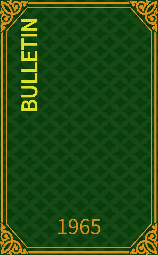 Bulletin