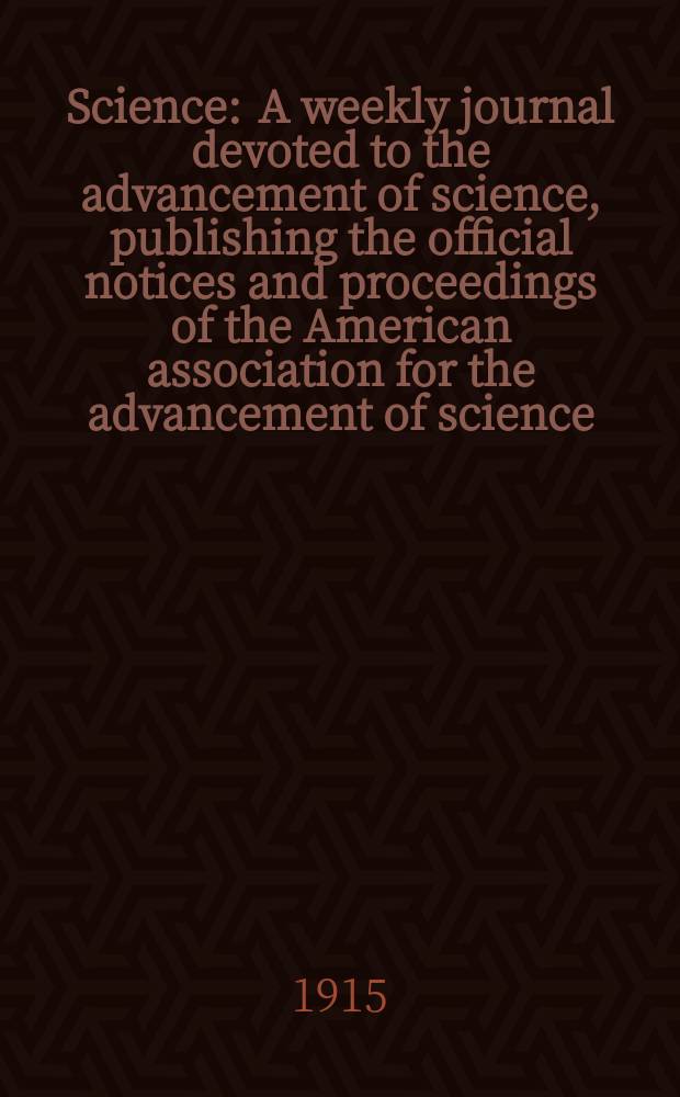 Science : A weekly journal devoted to the advancement of science, publishing the official notices and proceedings of the American association for the advancement of science. N.S., Vol.42, №1080