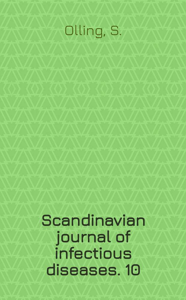 Scandinavian journal of infectious diseases. 10 : Sensitivity of gram-negative bacilli to the serum ...