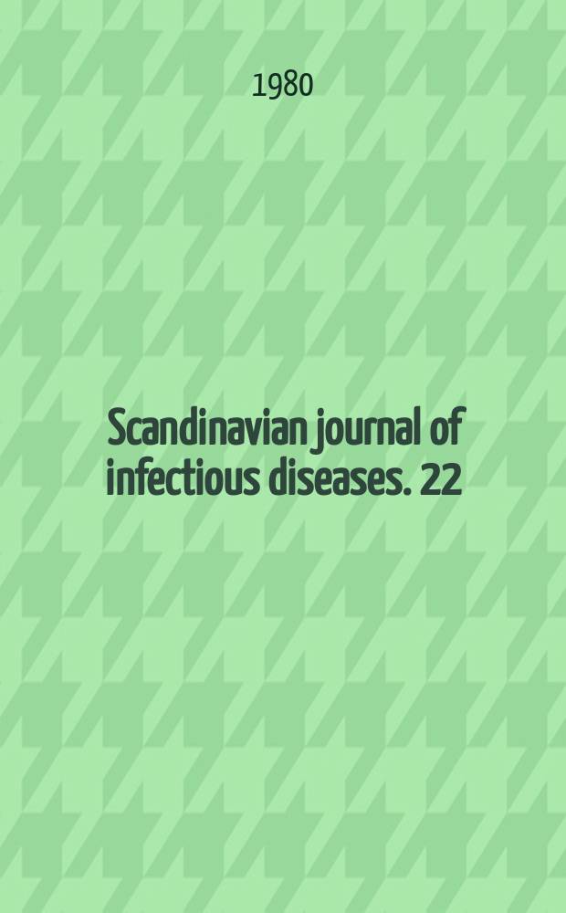 Scandinavian journal of infectious diseases. 22 : Antibiotic associated colitis and clostridium difficile