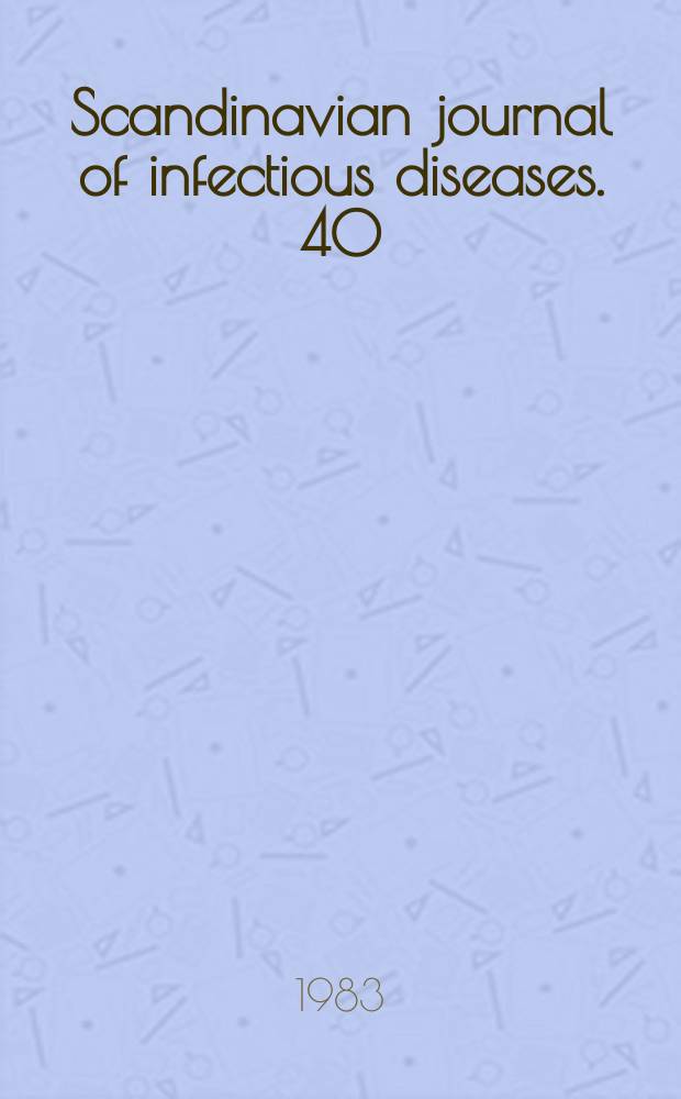 Scandinavian journal of infectious diseases. 40 : Vaginosis