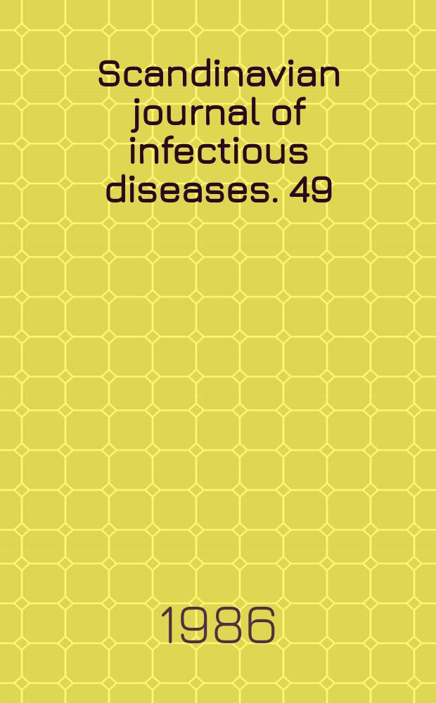 Scandinavian journal of infectious diseases. 49 : International symposium on ecological impacts of antibacterial agents, Stockholm, March 7-8, 1986