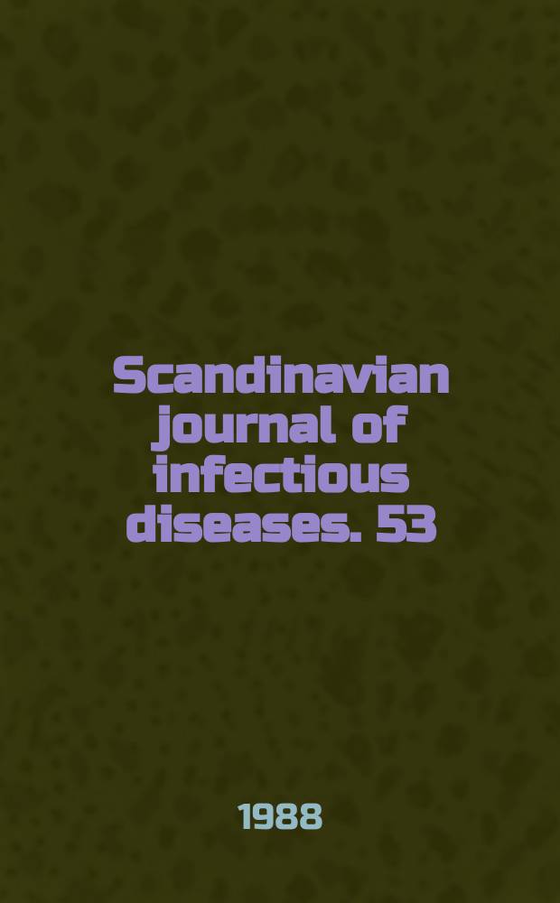 Scandinavian journal of infectious diseases. 53 : Doxycycline revisited