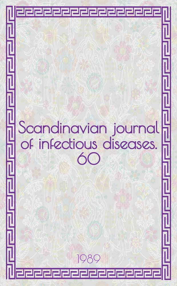 Scandinavian journal of infectious diseases. 60 : Changing trends in antibiotic therapy
