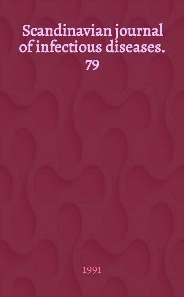 Scandinavian journal of infectious diseases. 79 : Chronic post-transfusion non-A ...
